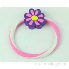 Borrador con forma de pulsera rosa